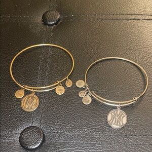 Alex and Ani Gold and Silver Charm Bracelets